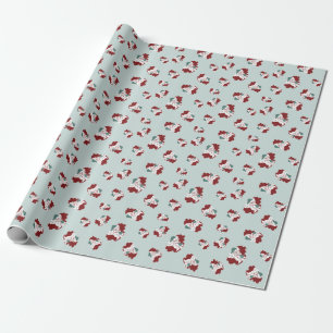 Seien Sie unheimlich Santa Geschenkpapier