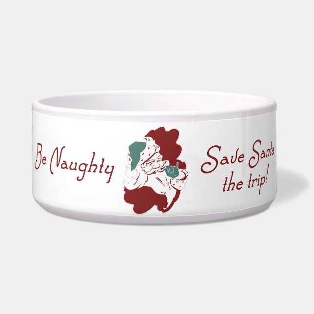 Seien Sie unheimlich Santa Napf (Vorderseite)