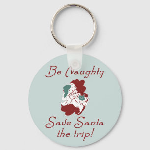 Seien Sie unheimlich Santa Schlüsselanhänger