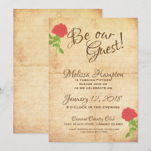 Seien Sie unser Gast Fairytale Birthday Einladung