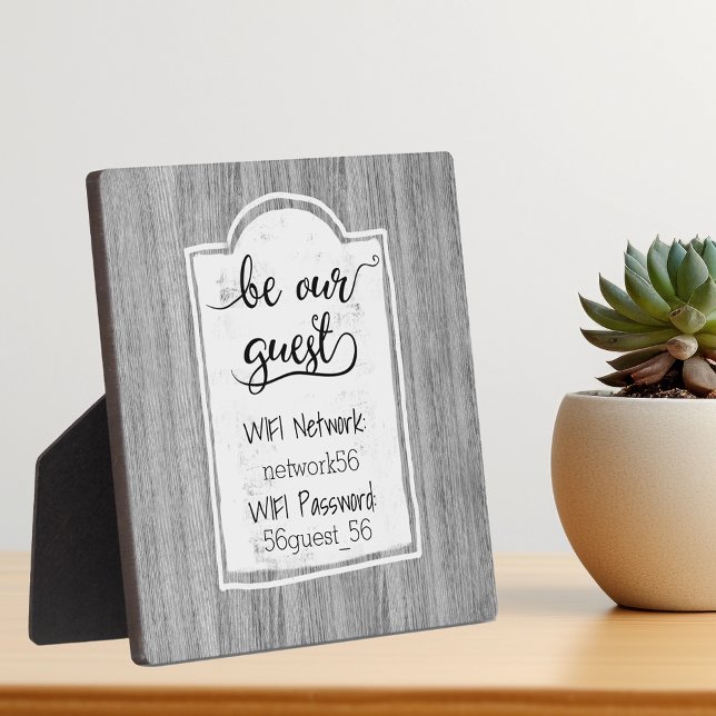 Seien Sie unser WIFI-Informationskennwort Fotoplatte (Von Creator hochgeladen)