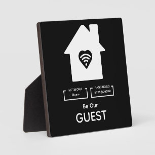 Seien Sie unsere WIFI Information Password Wohnges Fotoplatte