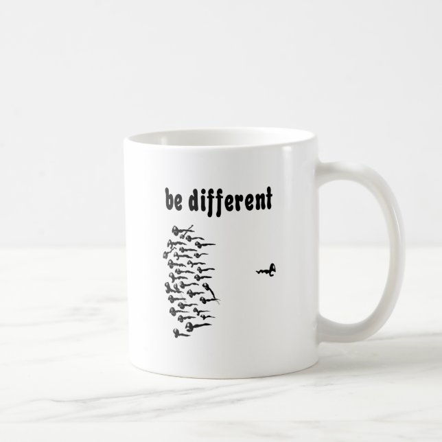 Seien Sie unterschiedliche Samenzellen Kaffeetasse (Rechts)