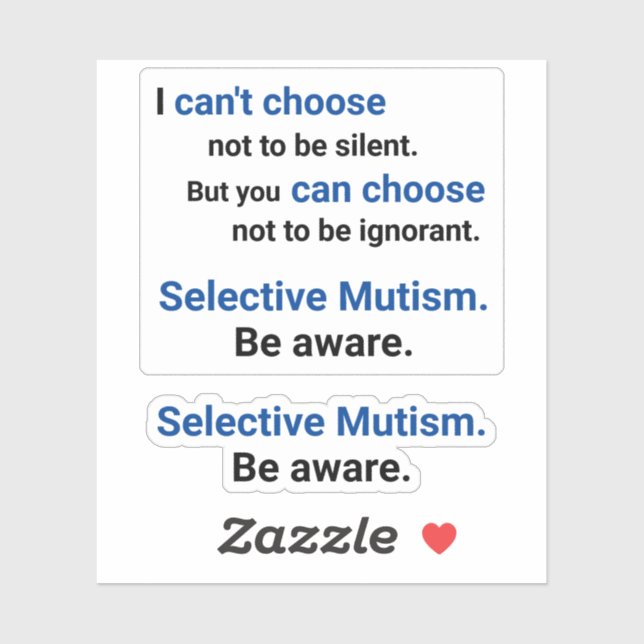 Seien Sie unwissend Aufkleber (Blatt)