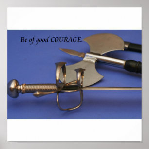 "Seien Sie vom guten Mut " Poster