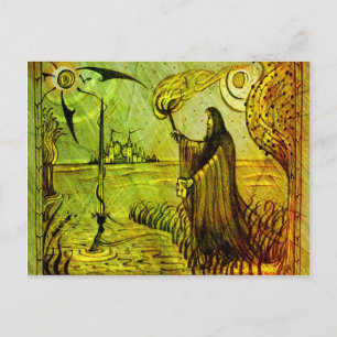 Seien Sie vorsichtig mit der Natur-Karte Postkarte