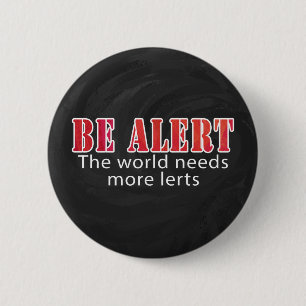 Seien Sie wachsam Button