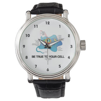 Seien Sie wahr für Ihre Zelle (Selbst) Eukaryote Armbanduhr