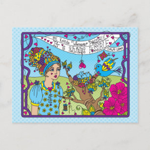 Seien Sie, wann immer möglich, freundlich_ Postkarte