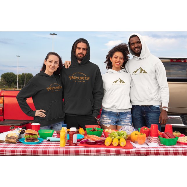 Seien Sie wie ein Berg Hoodie (Von Creator hochgeladen)