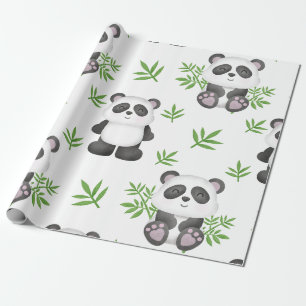 SEIEN SIE WIE EINE PANDA-BAR-BAMBOO-CHINA. GESCHENKPAPIER
