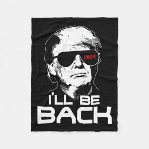Seien Sie zurück Funny 45 47 Donald Trump 2024 Ame Fleecedecke