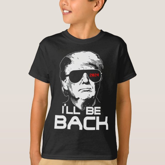 Seien Sie zurück Funny 45 47 Donald Trump 2024 Ame T-Shirt (Vorderseite)