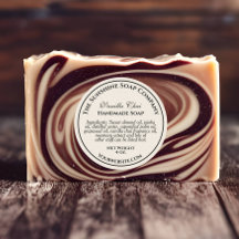 Seife im Beige-Papierstil, Badebomben für Kosmetik