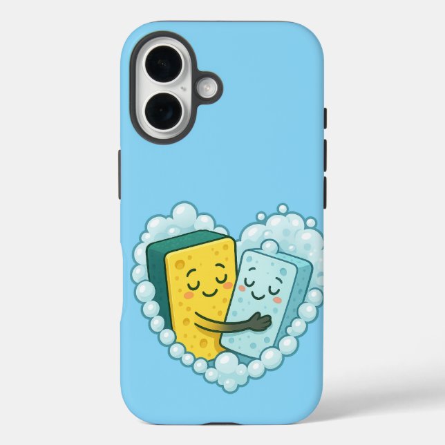 Seife-Liebe - Schwamm- und Diskothekenseife Case-Mate iPhone Hülle (Rückseite)