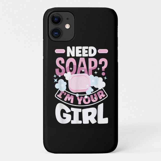 Seife machen Seife Maker Funny Case-Mate iPhone Hülle (Rückseite)