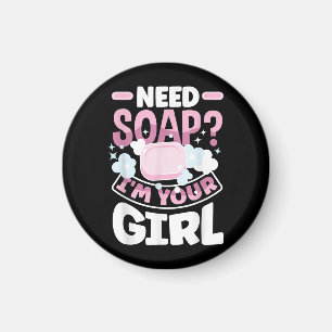 Seife machen Seife Maker Funny Magnet