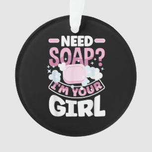 Seife machen Seife Maker Funny Ornament