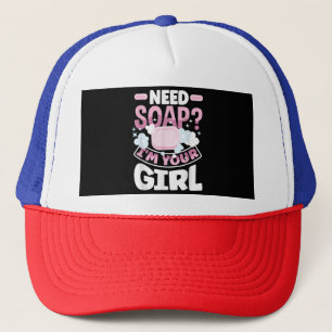 Seife machen Seife Maker Funny Truckerkappe