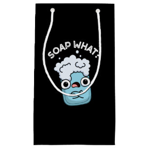 Seife was Funny Soap Puff Dark BG Kleine Geschenktüte