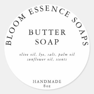 Seifen-Aufkleber Runder Aufkleber