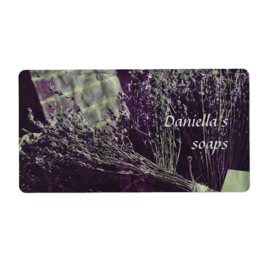 Seifenaufkleber - Lavendel