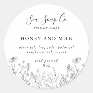 Seifenaufkleber Runder Aufkleber