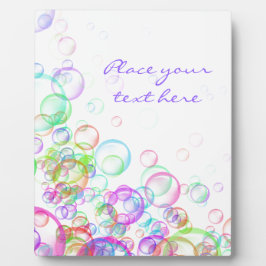 Seifenblasen Fotoplatte