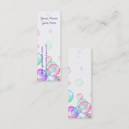 Seifenblasen Mini Visitenkarte