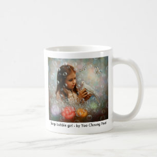 Seifenblasenmädchen - durch Yoo Choong Yeul Tasse