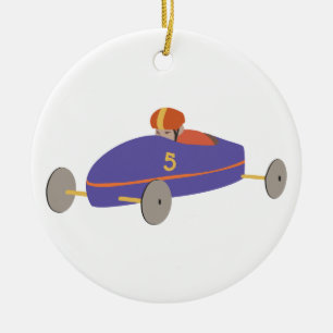 Seifenbox Derby Keramik Ornament