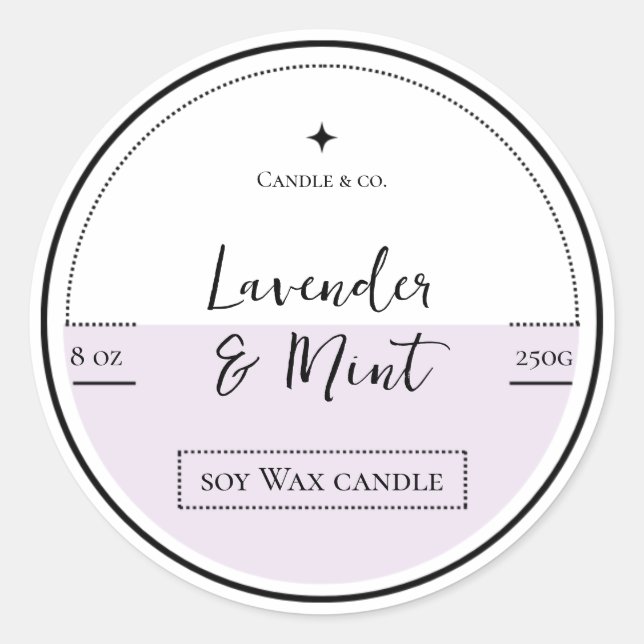 Seifenetiketten, Cookie-Etiketten, Jogurt-Etikette Runder Aufkleber (Vorderseite)