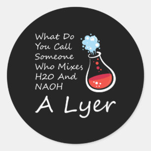 Seifenherstellung ist genau wie Backen, aber nicht Runder Aufkleber