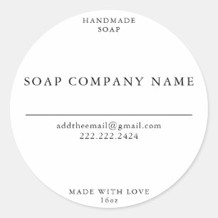 Seifenkleber Runder Aufkleber