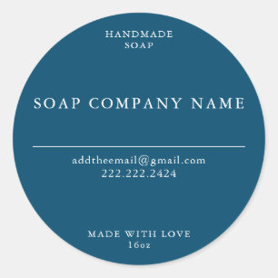 Seifenkleber Runder Aufkleber