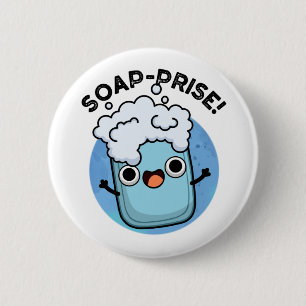 Seifenpreis Funny Surprised Soap Pun Button
