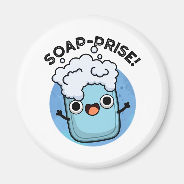 Seifenpreis Funny Surprised Soap Pun Magnet (Vorne)