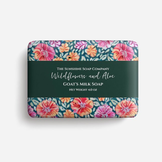 Seifenverpackungspapier - boho blumenprint flyer (Von Creator hochgeladen)