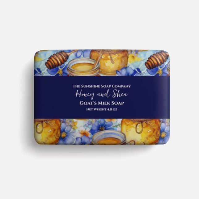 Seifenverpackungspapier - Honig und Blume. Flyer (Von Creator hochgeladen)