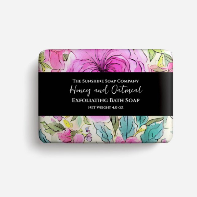 Seifenverpackungspapier - rosa Blume Flyer (Von Creator hochgeladen)