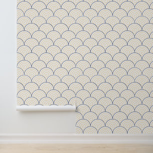 Seigaiha Pattern Tapete