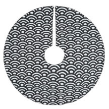 Seigaiha, Wellen, Japanisch, Schwarz und Weiß