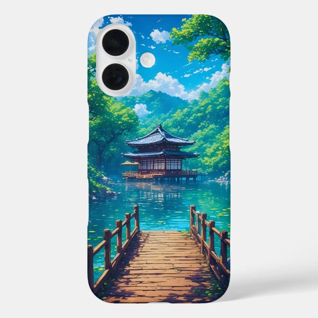 (Seijaku no Kohan) -  Lakeside Serenity Case-Mate iPhone Hülle (Rückseite)