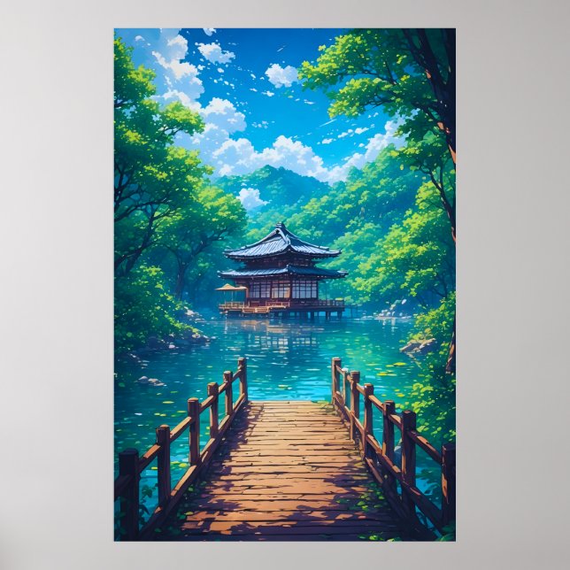 (Seijaku no Kohan) -  Lakeside Serenity Poster (Vorne)