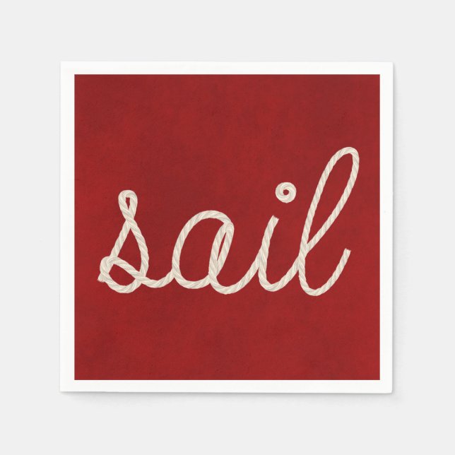 Seil für Segel Serviette (Vorderseite)