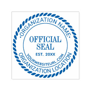 Seil Generischer Offizieller Siegel Name Ort URL G Permastempel