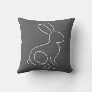 Seil-Häschen-Kaninchen-Minimal-Modern-Design Kissen