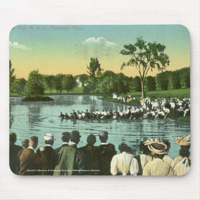 Seil-Zug, Campus-Teich Mousepad (Vorne)