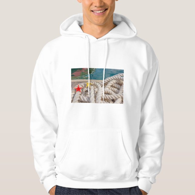Seil zum Trauern Herren-Basic Hooded Sweatshirt (Vorderseite)