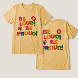 #SeiLautUndSeiStolz-T-Shirt Tri-Blend Shirt